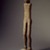 Sa'dan Toraja. <em>Male Funerary Figure (Tau-tau, Bombo di Kita)</em>, 20th century. Wood, 57 x 7 1/2 x 7 in. (144.8 x 19.1 x 17.8 cm). Brooklyn Museum, Purchased with funds given by Frieda and Milton F. Rosenthal, 82.11a-b. Creative Commons-BY (Photo: Brooklyn Museum, 82.11a-b.jpg)