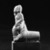  <em>Seated Figure</em>. Ivory, 2 3/8 x 1 in. (6 x 2.5 cm). Brooklyn Museum, Gift of Mrs. Nasli Heeramaneck, 82.121. Creative Commons-BY (Photo: Brooklyn Museum, 82.121_left_side_bw.jpg)