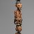 Yorùbá artist. <em>Figural post</em>, late 19th or early 20th century. Wood, pigment, 62 3/4 x 8 1/2 x 6 in. (159.4 x 21.6 x 15.2 cm). Brooklyn Museum, Gift of Allen A. Davis, 82.154.2. Creative Commons-BY (Photo: Brooklyn Museum, 82.154.2_cropped_SL1.jpg)