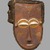 Kuba (Lele subgroup). <em>Mask</em>, late 19th or early 20th century. Wood, pigments, fiber, 13 x 9 1/2 x 8 1/2 in. (33 x 24.1 x 21.6 cm). Brooklyn Museum, Mr. and Mrs. Milton F. Rosenthal, Carll H. de Silver Fund and A. Augustus Healy Fund, 82.160. Creative Commons-BY (Photo: Brooklyn Museum, 82.160_PS1.jpg)