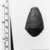  <em>Model Shell</em>, ca. 1836-1700 B.C.E. Faience, 1 3/16 x 1 7/8 in. (3 x 4.7 cm). Brooklyn Museum, Gift of Peter Sharrer, 82.170.2. Creative Commons-BY (Photo: Brooklyn Museum, 82.170.2_NegA_print_bw_SL4.jpg)