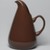 Russel Wright (American, 1904-1976). <em>Pitcher, American Modern Pattern</em>, Designed 1937; manufactured 1939-1959. Glazed earthenware, 10 5/8 x 6 7/8 x 8 1/4 in. (27 x 17.5 x 21 cm). Brooklyn Museum, Gift of Paul F. Walter, 83.108.44. Creative Commons-BY (Photo: Brooklyn Museum, 83.108.44_PS2.jpg)