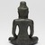  <em>A Buddhist Saint</em>, 8th-9th century. Bronze, 5 x 2 1/4 in. (12.7 x 5.7 cm). Brooklyn Museum, Gift of the Charles Bloom Foundation, 83.120. Creative Commons-BY (Photo: Brooklyn Museum, 83.120_back_PS11.jpg)