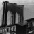 Donald Burns (American, 1919-1989). <em>Brooklyn Bridge</em>, 1981. Gelatin silver print, image: 15 1/4 x 19 1/2 in. (38.7 x 49.5 cm). Brooklyn Museum, Gift of the artist, 83.7. © artist or artist's estate (Photo: Brooklyn Museum, 83.7_bw.jpg)