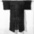  <em>Kimono</em>, 19th century. Bast-fiber cloth (possibly hemp or ramie), resist dyed in indigo, 44 x 43 in. (111.8 x 109.2 cm). Brooklyn Museum, Gift of Dr. John P. Lyden, 84.139.2 (Photo: Brooklyn Museum, 84.139.2_back_bw.jpg)