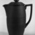Keith Murray (English, born New Zealand, 1892-1981). <em>Coffee Pot with Lid</em>, 1931-1938. Basalt ware, 7 1/2 x 6 1/4 x 4 in. (19.1 x 15.9 x 10.2 cm). Brooklyn Museum, Gift of Paul F. Walter, 84.178.1a-b. Creative Commons-BY (Photo: Brooklyn Museum, 84.178.1a-b_bw.jpg)