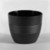 Keith Murray (English, born New Zealand, 1892-1981). <em>Sugar Bowl</em>, 1931-1938. Basalt ware, 2 3/4 x 3 1/4 in. (7 x 8.3 cm). Brooklyn Museum, Gift of Paul F. Walter, 84.178.3. Creative Commons-BY (Photo: Brooklyn Museum, 84.178.3_bw.jpg)
