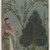 Indian. <em>Lady in the Wilderness, Fragment of a Page from a Bhagavata Purana Series</em>, ca. 1590-1600. Opaque watercolors and gold on paper, sheet: 6 5/8 x 4 1/2 in.  (16.8 x 11.4 cm). Brooklyn Museum, Anonymous gift, 84.201.2 (Photo: Brooklyn Museum, 84.201.2_IMLS_PS4.jpg)