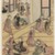 Katsushika Hokusai (Japanese, 1760-1849). <em>New Year's Day at the Ogiya Brothel, Yoshiwara</em>, ca. 1810. Polyptych of polychrome woodblock prints; ink and color on paper, Each sheet 14 x 10 in. (35.6 x 25.4 cm). Brooklyn Museum, Gift of Herbert Libertson, 84.260a-d (Photo: Brooklyn Museum, 84.260d_IMLS_PS3.jpg)