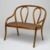 Gebrüder Thonet. <em>Settee for Dolls</em>, mid 1880's. Copper beech, modern caning, 12 1/4 x 14 1/4 x 9 1/4 in. (31.1 x 36.2 x 23.5 cm). Brooklyn Museum, Gift of Dr. Barry R. Harwood, 84.277. Creative Commons-BY (Photo: Brooklyn Museum, 84.277_PS6.jpg)
