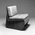 Frank Lloyd Wright (American, 1867-1959). <em>Chair</em>, ca. 1940. Laminated plywood, vinyl, 28 x 21 x 28 in. (71.1 x 53.3 x 71.1 cm). Brooklyn Museum, Gift of I. Wistar Morris, III, 84.279a-c. Creative Commons-BY (Photo: Brooklyn Museum, 84.279_bw.jpg)