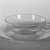 Wilhelm Wagenfeld (1900-1990). <em>Cup and Saucer</em>, 1930-1934. Clear heat-resistant glass, 1 3/8 x 5 1/8 x 3 7/8 in. (3.5 x 13 x 9.8 cm). Brooklyn Museum, Gift of Barry Friedman, 84.64.9a-b. Creative Commons-BY (Photo: Brooklyn Museum, 84.64.9a-b_bw.jpg)