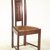 Charles Sumner Greene (American, 1868-1957). <em>Side Chair</em>, ca. 1907. Honduras mahogany, ebony, with inlay of silver, abalone, copper, pewter, and exotic woods, 43 1/2 x 21 1/2 x 19 1/2 in. (110.5 x 54.5 x 49.5 cm). Brooklyn Museum, Designated Purchase Fund, 84.66. Creative Commons-BY (Photo: Brooklyn Museum, 84.66_SL1.jpg)