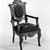 Unknown. <em>Child's Armchair (relic)</em>, ca. 1860-1870. Oak, original needlepoint upholstery, 31 1/2 x 15 x 16 1/2 in.  (80.0 x 38.1 x 41.9 cm). Brooklyn Museum, Designated Purchase Fund, 85.112.1. Creative Commons-BY (Photo: Brooklyn Museum, 85.112.1_bw.jpg)