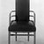 Kem Weber (American, born Germany, 1889-1963). <em>Armchair</em>, 1928. Wood, leather, 40 1/2 x 21 1/2 x 20 in. (102.9 x 54.6 x 50.8 cm). Brooklyn Museum, H. Randolph Lever Fund, 85.11. Creative Commons-BY (Photo: Brooklyn Museum, 85.11_front_bw.jpg)