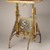 The Charles Parker Company (American, established 1832). <em>Table</em>, ca. 1880. Brass, other metals, wood, fabric, 29 x 19 x 17 1/2 in. (73.7 x 48.3 x 44.5 cm). Brooklyn Museum, H. Randolph Lever Fund, 85.12.1. Creative Commons-BY (Photo: Brooklyn Museum, 85.12.1_SL1.jpg)