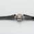 Nathan George Horwitt (American, 1898-1990). <em>"Museum" Watch</em>, ca. 1955. White gold with black enamel, 1 3/8 x 8 1/4 in. (3.5 x 21 cm). Brooklyn Museum, Gift of Nathan George Horwitt, 85.208. Creative Commons-BY (Photo: Brooklyn Museum, 85.208_threequarter_back_reference_PS2.jpg)