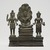  <em>Buddha Mucalinda and Attendants</em>, late 12th-13th century. Copper alloy with lead, iron, and traces of gilding, 8 1/2 × 7 3/8 × 2 3/8 in. (21.6 × 18.7 × 6 cm). Brooklyn Museum, Gift of Georgia and Michael de Havenon, 85.215.2. Creative Commons-BY (Photo: Brooklyn Museum, 85.215.2_overall_PS11.jpg)