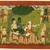 Indian. <em>Rama and Lakshmana Confer with Sugriva about the Search for Sita, Page from a Dispersed Ramayana Series</em>, ca. 1700-1710. Opaque watercolor and gold on paper, sheet: 7 7/8 x 12 in.  (20.0 x 30.5 cm). Brooklyn Museum, Gift of Mr. and Mrs. Robert L. Poster, 85.220.1 (Photo: Brooklyn Museum, 85.220.1_IMLS_SL2.jpg)
