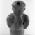 <em>Whistle Figurine</em>. Ceramic, 3 3/16 x 2 1/4 x 1 11/16 in. (8.1 x 5.7 x 4.3 cm). Brooklyn Museum, Gift of Jonathan, Peter, and Timothy Zorach, 86.107.5. Creative Commons-BY (Photo: Brooklyn Museum, 86.107.5_back_bw.jpg)
