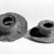 Chimú. <em>Earplugs</em>, 1000-1500. Silver, gold, stone, Diameter: 3 1/16 in. Brooklyn Museum, Gift of the Ernest Erickson Foundation, Inc., 86.224.194a-b. Creative Commons-BY (Photo: Brooklyn Museum, 86.224.194a-b_back_bw_acetate.jpg)