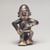 Chimú Inca. <em>Seated Figure with Tweezers</em>, 1400-1532. Hammered gold, 1 7/8 x 1 1/4 in. (4.8 x 3.2 cm). Brooklyn Museum, Gift of the Ernest Erickson Foundation, Inc., 86.224.33. Creative Commons-BY (Photo: Brooklyn Museum, 86.224.33_transp5645.jpg)