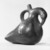 Nasca. <em>Effigy Vessel</em>, 200-700 C.E. Ceramic, pigment, 5 11/16 x 2 15/16 x 7 1/16in. (14.4 x 7.5 x 17.9cm). Brooklyn Museum, Gift of the Ernest Erickson Foundation, Inc., 86.224.54. Creative Commons-BY (Photo: Brooklyn Museum, 86.224.54_bw.jpg)