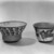 Nasca. <em>Bowl</em>, 200-700 C.E. Ceramic, pigment, 3 1/4 x 4 3/4 in. (8.3 x 12.1 cm). Brooklyn Museum, Gift of the Ernest Erickson Foundation, Inc., 86.224.56. Creative Commons-BY (Photo: , 86.224.56_70.177.41_acetate_bw.jpg)