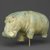  <em>Hippopotamus</em>, ca. 1938-1539 B.C.E. Faience, 4 5/16 × 2 15/16 × 7 3/16 in., 2 lb. (11 × 7.5 × 18.3 cm, 0.91kg). Brooklyn Museum, Gift of the Ernest Erickson Foundation, Inc., 86.226.2. Creative Commons-BY (Photo: Brooklyn Museum, 86.226.2_PS2.jpg)