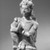  <em>Kneeling Praying Figure</em>, ca. 7th-8th century. Stucco, 11 x 5 1/4 x 4 in. (27.9 x 13.3 x 10.2 cm). Brooklyn Museum, Gift of the Ernest Erickson Foundation, Inc., 86.227.161. Creative Commons-BY (Photo: Brooklyn Museum, 86.227.161_acetate_bw.jpg)