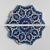  <em>Ten-Pointed Star Tile</em>, mid-15th century. Ceramic; fritware, painted in cobalt blue, turquoise, and opaque white glazes with manganese purple in the cuerda seca (dry-cord) technique, with leaf gilding, 14 1/2 x 1 1/4 x 15 in. (36.8 x 3.2 x 38.1 cm). Brooklyn Museum, Gift of the Ernest Erickson Foundation, Inc., 86.227.196a-b. Creative Commons-BY (Photo: Brooklyn Museum, 86.227.196a-b_PS11.jpg)