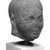  <em>Head</em>, ca. 2nd century. Red sandstone, 8 x 6 x 7 1/16 in. (20.3 x 15.2 x 18 cm). Brooklyn Museum, Gift of the Ernest Erickson Foundation, Inc., 86.227.32. Creative Commons-BY (Photo: Brooklyn Museum, 86.227.32_bw.jpg)