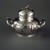 Tiffany & Company (American, founded 1853). <em>Sugar Bowl With Cover</em>, ca. 1878. Silver and other metals, 5 3/4 x 7 1/2 x 5 in. (14.6 x 19.1 x 12.7 cm). Brooklyn Museum, Gift of Mr. and Mrs. Jay Lewis, 86.242.1. Creative Commons-BY (Photo: Brooklyn Museum, 86.242.1_transp2875.jpg)