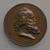 William Barber (American, born England, 1807-1879). <em>Charles Loring Elliott Medal</em>, ca. 1870. Bronze, 2 1/2 x 2 1/2 x 3/16 in. (6.4 x 6.4 x 0.5 cm). Brooklyn Museum, Gift of M. Christman Zulli, 86.248.3. Creative Commons-BY (Photo: Brooklyn Museum, 86.248.3_top_PS2.jpg)