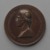 William Barber (American, born England, 1807-1879). <em>David Rittenhouse Medal</em>, ca. 1871. Bronze, 1 13/16 x 1 13/16 x 3/16 in. (4.6 x 4.6 x 0.5 cm). Brooklyn Museum, Gift of M. Christmann Zulli, 86.248.5. Creative Commons-BY (Photo: Brooklyn Museum, 86.248.5_side1_PS2.jpg)