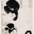 Kitagawa Utamaro (Japanese, 1753-1806). <em>Beauty Fixing Hair, from the series Scenery of Famous Places and Twelve Physiognomies of Beauties</em>, ca. 1803. Color woodblock print on paper, 14 15/16 x 9 15/16 in. (38.0 x 25.2 cm). Brooklyn Museum, Gift of Herbert Libertson, 86.270.3 (Photo: Brooklyn Museum, 86.270.3_print_IMLS_SL2.jpg)