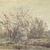 William Trost Richards (American, 1833-1905). <em>Landscape</em>, 1868. Watercolor, pencil and white on paper, Sheet: 5 5/8 x 9 13/16 in. (14.3 x 24.9 cm). Brooklyn Museum, Gift of Edith Ballinger Price, 86.32.2 (Photo: Brooklyn Museum, 86.32.2.jpg)