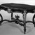 Leon Marcotte (1824-1887). <em>Table</em>, ca. 1865. Ebonized woods, brass, gilded metal, 30 1/2 x 57 1/2 x 37 1/2 in. (77.5 x 146.1 x 95.3 cm). Brooklyn Museum, Gift of The Roebling Society, 86.4. Creative Commons-BY (Photo: Brooklyn Museum, 86.4_bw_IMLS.jpg)
