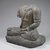  <em>Seated Divinity</em>, 9th century. Volcanic stone, 26 3/8 x 16 15/16 x 26 3/8 in., 390 lb. (67 x 43 x 67 cm, 176.9kg). Brooklyn Museum, Gift of Georgia and Michael de Havenon, 87.188.9. Creative Commons-BY (Photo: Brooklyn Museum, 87.188.9_threequarter_PS6.jpg)