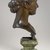 Olin Levi Warner (American, 1844-1896). <em>Maud Morgan</em>, 1880. Bronze with marble base, 23 1/2 x 8 1/2 x 11 in. (59.7 x 21.6 x 27.9 cm). Brooklyn Museum, Gift of the Estate of Mrs. Olin L. Warner, 87.193.1. Creative Commons-BY (Photo: Brooklyn Museum, 87.193.1_side_PS1.jpg)