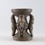Adjora. <em>Mortar</em>. Wood, 5 3/4 x 3 3/4 x 3 3/4 in. (14.6 x 9.5 x 9.5 cm). Brooklyn Museum, Gift of Marcia and John Friede and Mrs. Melville W. Hall, 87.218.4. Creative Commons-BY (Photo: Brooklyn Museum, 87.218.4_view01_PS8.jpg)