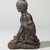  <em>Ascetic Shakyamuni</em>, 17th – 18th century. Wood with pigmented lacquer, inlaid crystal, metal, 8 1/2 x 6 1/16 x 7 1/8 in. (21.6 x 15.4 x 18 cm). Brooklyn Museum, Gift of the Asian Art Council, 88.145a-b. Creative Commons-BY (Photo: , 88.145a-b_left_PS6.jpg)