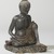  <em>Ascetic Shakyamuni</em>, 17th - 18th century. Wood with pigmented lacquer, inlaid crystal, metal, 8 1/2 x 6 1/16 x 7 1/8 in. (21.6 x 15.4 x 18 cm). Brooklyn Museum, Gift of the Asian Art Council, 88.145a-b. Creative Commons-BY (Photo: , 88.145a-b_threequarter_PS6.jpg)