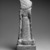  <em>Standing Guanyin</em>, 580-618. Limestone, 22 × 7 1/2 × 6 in., 30 lb. (55.9 × 19.1 × 15.2 cm, 13.61kg). Brooklyn Museum, Gift of the Edith and Milton Lowenthal Foundation, 88.197. Creative Commons-BY (Photo: Brooklyn Museum, 88.197_back_bw.jpg)