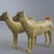  <em>Two Dogs</em>, ca. 1880. Pine, pigment Brooklyn Museum, Gift of Mr. and Mrs. Alastair B. Martin, the Guennol Collection, 72.13.117a-b. Creative Commons-BY (Photo: Brooklyn Museum, COLL.72.13.117a-b.jpg)