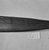  <em>Sword Shaped Club</em>. Wood, lime, 4 1/8 x 21 7/16 in. (10.5 x 54.5 cm). Brooklyn Museum, Brooklyn Museum Collection, 00.111. Creative Commons-BY (Photo: Brooklyn Museum, CUR.00.111_bw.jpg)