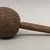  <em>Gourd Rattle</em>, 20th century. Gourd, wood, 11 × 4 1/2 × 4 in. (27.9 × 11.4 × 10.2 cm). Brooklyn Museum, Brooklyn Museum Collection, 00.161. Creative Commons-BY (Photo: Brooklyn Museum, CUR.00.161_view01.jpg)