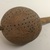  <em>Gourd Rattle</em>, 20th century. Gourd, wood, 11 × 4 1/2 × 4 in. (27.9 × 11.4 × 10.2 cm). Brooklyn Museum, Brooklyn Museum Collection, 00.161. Creative Commons-BY (Photo: Brooklyn Museum, CUR.00.161_view02.jpg)