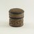 Kongo. <em>Small Round Basket with Cover</em>, late 19th century. Vegetable fiber, wood, Diameter: 4 5/16 in. (11 cm). Brooklyn Museum, Brooklyn Museum Collection, 00.69a-b. Creative Commons-BY (Photo: Brooklyn Museum, CUR.00.69a-b_PS5.jpg)