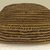 Yombe. <em>Cap</em>, 19th century. Vegetal fiber, height: 3 9/16 in. (9 cm); diameter at base: 6 1/2 in. (16.5 cm). Brooklyn Museum, Brooklyn Museum Collection, 00.75. Creative Commons-BY (Photo: Brooklyn Museum, CUR.00.75_side.jpg)